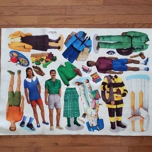 2 felt board large "Community Helpers" panels.